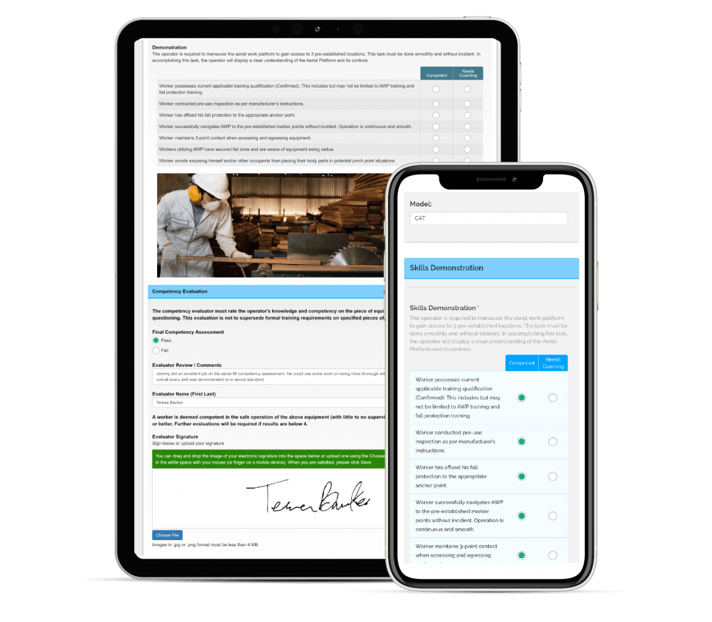 Competency_Assessment_on_Tablet_Phone-01 Competency Assessment Software