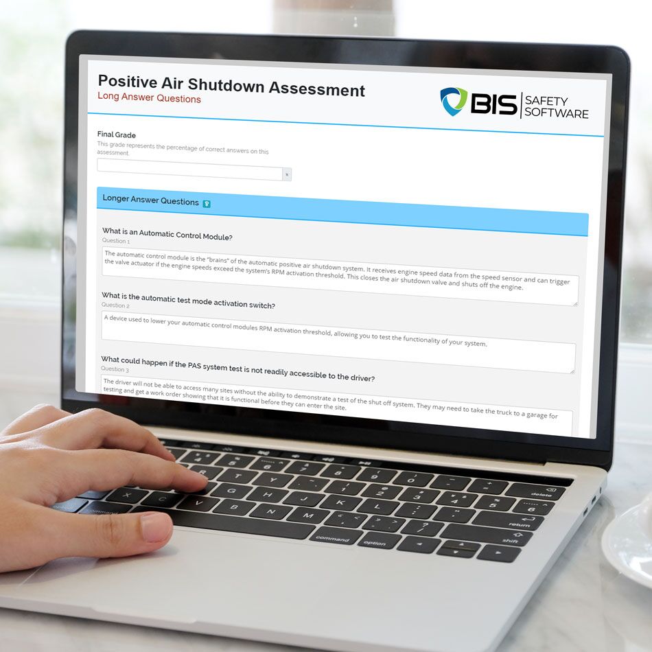 Positive-Air-Shutdown-Assessment Learning Management System (LMS)
