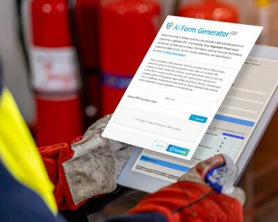 AI-generated incident report review process on mobile safety app