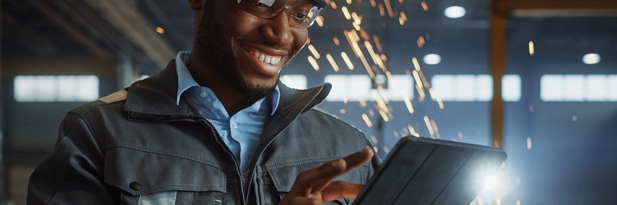 EHS software on tablet