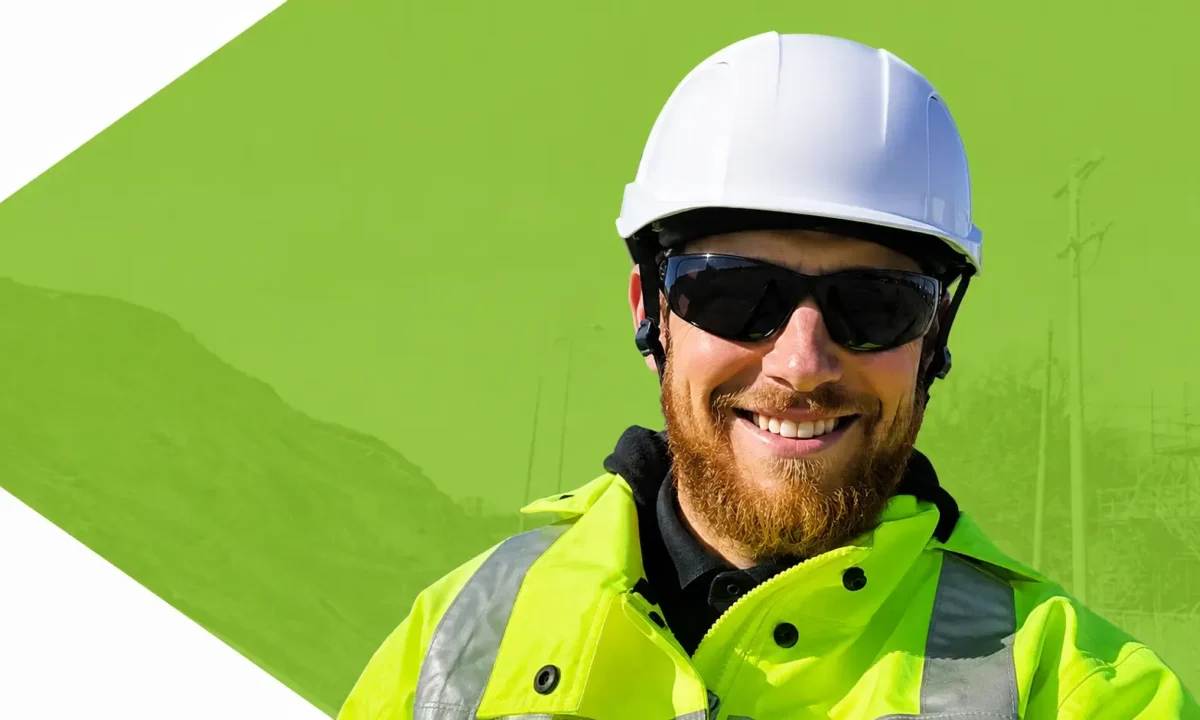 Andrew Absher, site safety manager, discussing leadership and fail-safe strategies for safer construction workplaces.