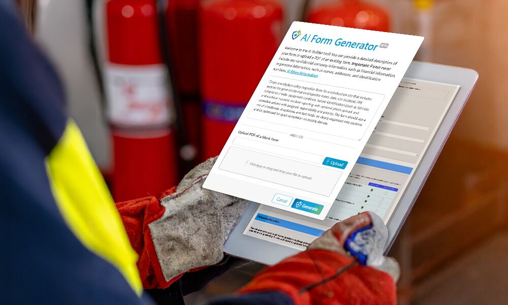 AI-generated incident report review process on mobile safety app