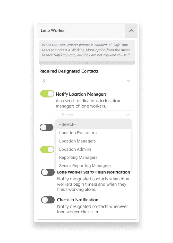 Working-Alone-Feature-Check-in Lone Worker Software