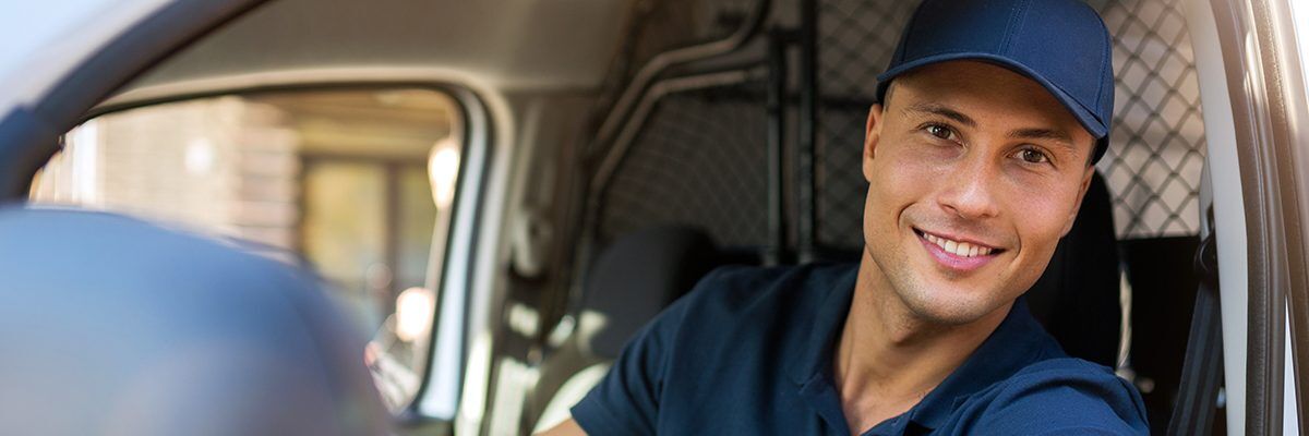 driver management software for person in delivery van