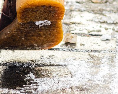 Walking on Icy Surfaces