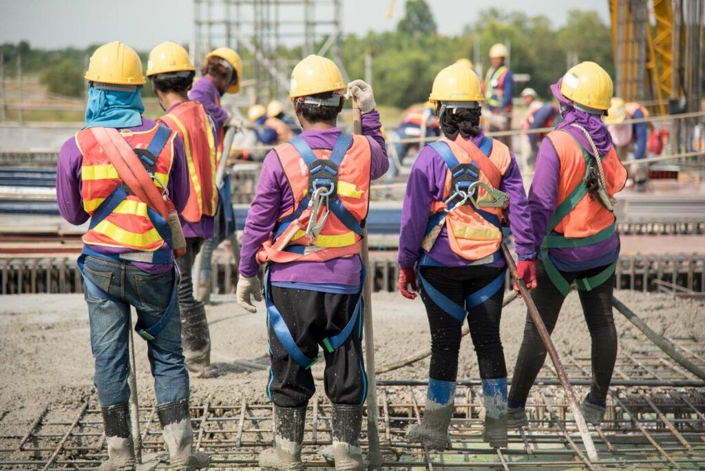 construction specialists standing down on national safety stand down day