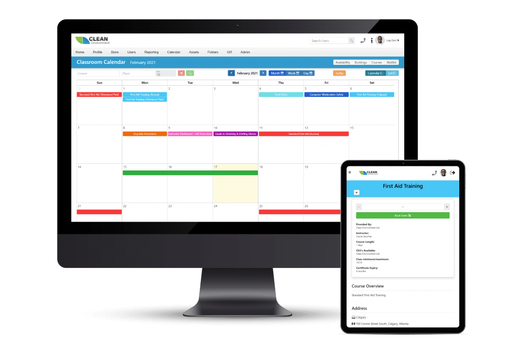 Online Classroom Calendar