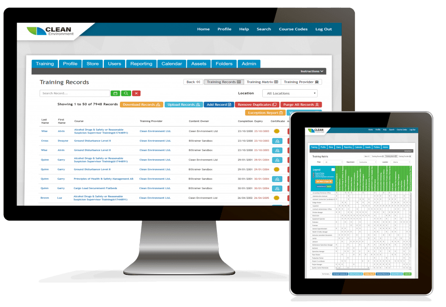 Training Record Management System