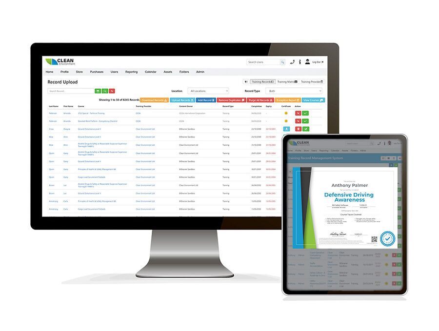 training record management ehs software EHS Software