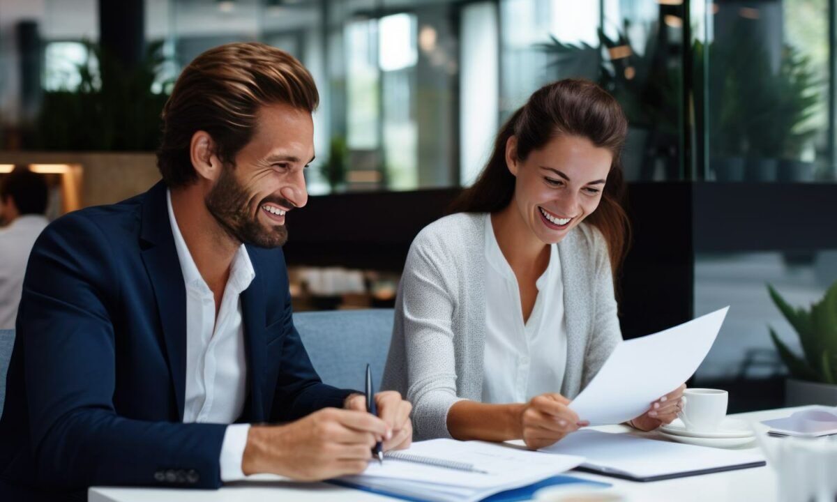 Accounting Employees Filing New Employee W2 Tax forms