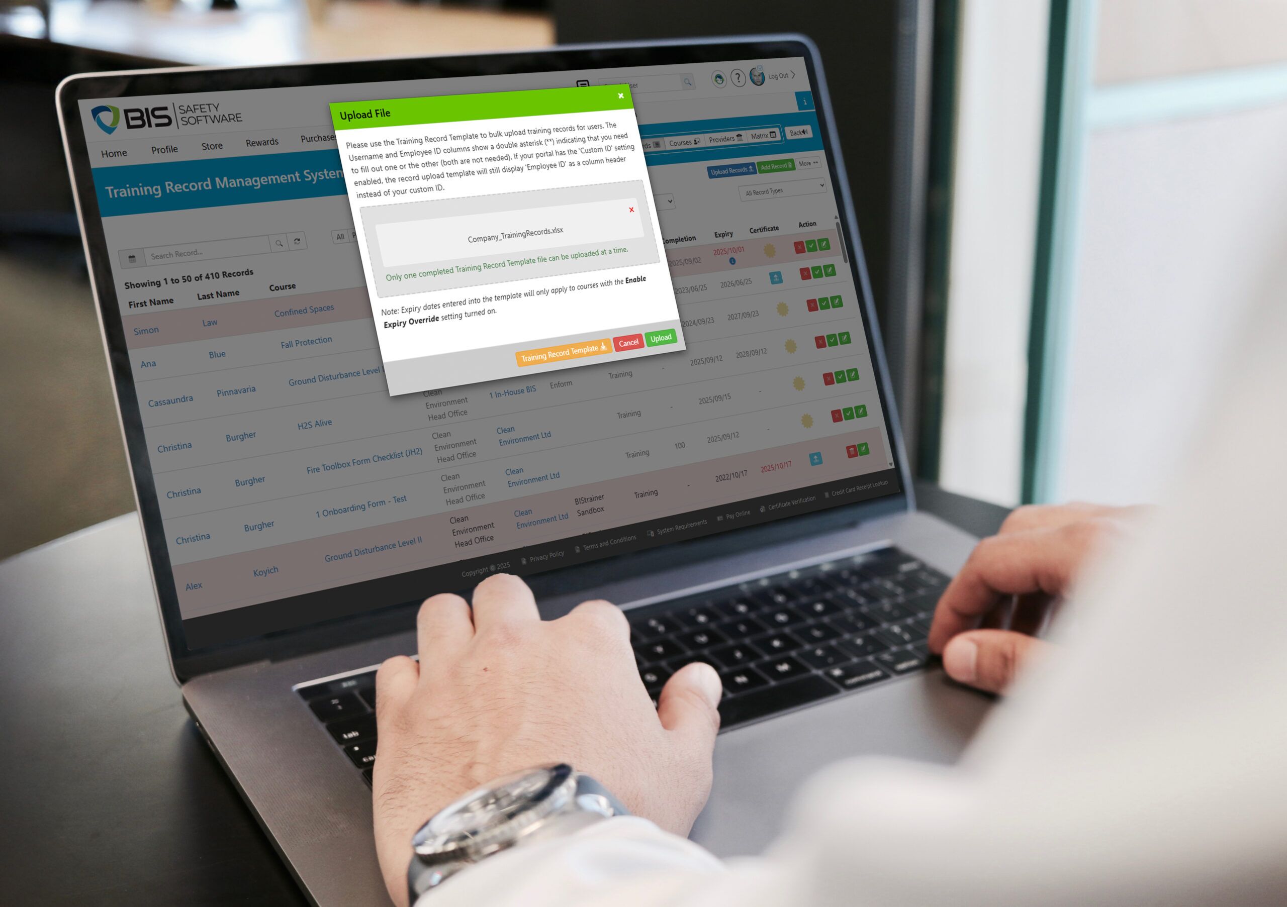 Training Record Management System