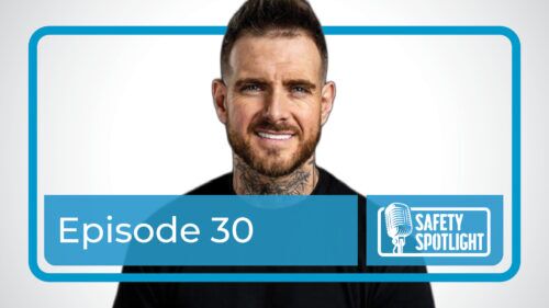 Paul Clark speaking at a global safety leadership event