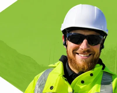 Andrew Absher, site safety manager, discussing leadership and fail-safe strategies for safer construction workplaces.