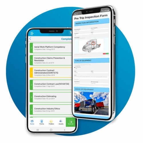 training-records-and-pre-trip-inspection-form-on-ehs-software EHS Software